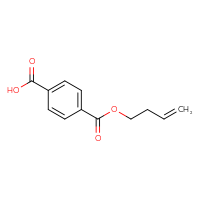 Chemical structure of 4-[(but-3-en-1-yloxy)carbonyl]benzoic acid - CSSB00025726529