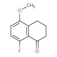 Chemical structure of 8-fluoro-5-methoxy-1,2,3,4-tetrahydronaphthalen-1-one - CSSB00000104026