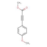 Chemical structure of methyl 3-(4-methoxyphenyl)prop-2-ynoate - CSSB00012100204
