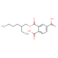 Chemical structure of 2-{[(2-ethylhexyl)oxy]carbonyl}benzene-1,4-dicarboxylic acid - CSSB00160475320
