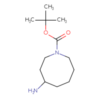 Chemical structure of tert-butyl 4-aminoazocane-1-carboxylate - CSSB00015451408