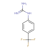Chemical structure of N-[4-(trifluoromethyl)phenyl]guanidine - CSSB00011660311