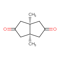 Chemical structure of (3ar,6ar)-3a,6a-dimethyl-octahydropentalene-2,5-dione - CSSB00020625587