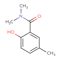 Chemical structure of 2-hydroxy-N,N,5-trimethylbenzamide - CSSB00000192139