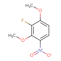 Chemical structure of 2-fluoro-1,3-dimethoxy-4-nitrobenzene - CSSB00000069203