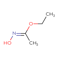Chemical structure of (E)-(ethyl N-hydroxyethanimidate) - CSSB00016988108
