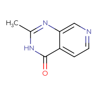 Chemical structure of 2-methyl-3H,4H-pyrido[3,4-d]pyrimidin-4-one - CSSB00000691055