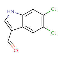 Chemical structure of 5,6-dichloro-1H-indole-3-carbaldehyde - CSSB00010068203