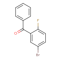 Chemical structure of (5-bromo-2-fluorophenyl)(phenyl)methanone - CSSB00000758457