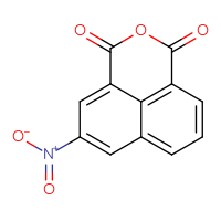 Chemical structure of 7-nitro-3-oxatricyclo[7.3.1.0⁵,¹³]trideca-1(13),5,7,9,11-pentaene-2,4-dione - CSSB00000014934