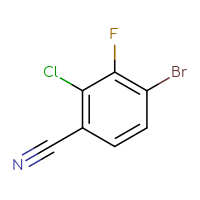 C7H2BrClFN