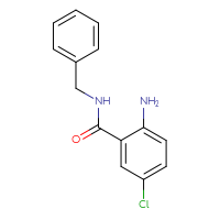 Chemical structure of 2-amino-N-benzyl-5-chlorobenzamide - CSSB00015331635
