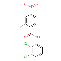 Chemical structure of 2-chloro-N-(2,3-dichlorophenyl)-4-nitrobenzamide - CSSB00046151783