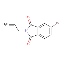 Chemical structure of 5-bromo-2-(prop-2-en-1-yl)-2,3-dihydro-1H-isoindole-1,3-dione - CSSB00021632105