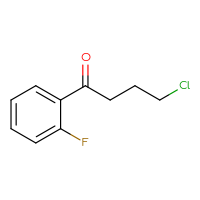 Chemical structure of 4-chloro-1-(2-fluorophenyl)butan-1-one - CSSB00012340202