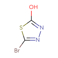 Chemical structure of 5-bromo-1,3,4-thiadiazol-2-ol - CSSB00012111691