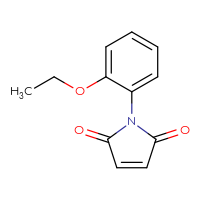 Chemical structure of 1-(2-ethoxyphenyl)-2,5-dihydro-1H-pyrrole-2,5-dione - CSSB00000282986