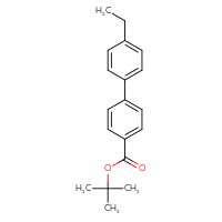 Chemical structure of tert-butyl 4'-ethyl-[1,1'-biphenyl]-4-carboxylate - CSSB06584792233