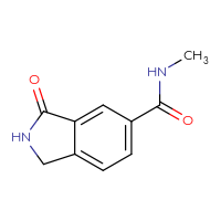 Chemical structure of N-methyl-3-oxo-2,3-dihydro-1H-isoindole-5-carboxamide - CSSB00941867748