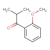 Chemical structure of 1-(2-methoxyphenyl)-2-methylpropan-1-one - CSSB00011350512