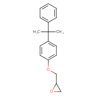 Chemical structure of 2-{[4-(2-phenylpropan-2-yl)phenoxy]methyl}oxirane - CSSB00000684385