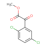 Chemical structure of methyl 2-(2,5-dichlorophenyl)-2-oxoacetate - CSSB00013241091