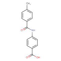 Chemical structure of 4-(4-methylbenzamido)benzoic acid - CSSB00000594665