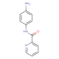 Chemical structure of N-(4-aminophenyl)pyridine-2-carboxamide - CSSB00000287465