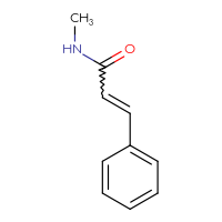 Chemical structure of N-methyl-3-phenylprop-2-enamide - CSSB00103285596