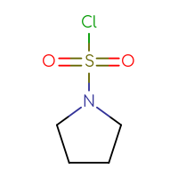 Chemical structure of pyrrolidine-1-sulfonyl chloride - CSSB00000736105