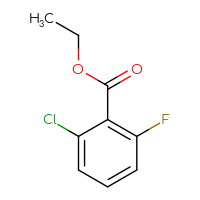 Chemical structure of ethyl 2-chloro-6-fluorobenzoate - CSSB00000170032