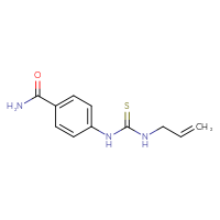 Chemical structure of 4-{[(prop-2-en-1-yl)carbamothioyl]amino}benzamide - CSSB00000005006