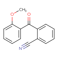 Chemical structure of 2-(2-methoxybenzoyl)benzonitrile - CSSB00020568508