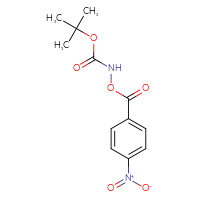 Chemical structure of [(tert-butoxy)carbonyl]amino 4-nitrobenzoate - CSSB00016992058