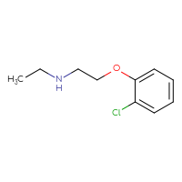 Chemical structure of [2-(2-chlorophenoxy)ethyl](ethyl)amine - CSSB00000226033