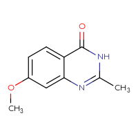 Chemical structure of 7-methoxy-2-methyl-3,4-dihydroquinazolin-4-one - CSSB00011940678