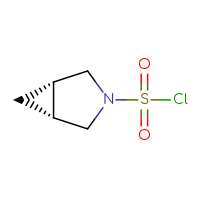 Chemical structure of (1R,5S)-3-azabicyclo[3.1.0]hexane-3-sulfonyl chloride - CSSB00117303326