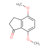 Chemical structure of 4,7-dimethoxy-2,3-dihydro-1H-inden-1-one - CSSB00011467748