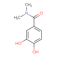 Chemical structure of 3,4-dihydroxy-N,N-dimethylbenzamide - CSSB00013262406