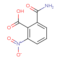 Chemical structure of 2-carbamoyl-6-nitrobenzoic acid - CSSB00009992409
