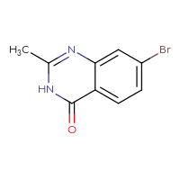Chemical structure of 7-bromo-2-methyl-3,4-dihydroquinazolin-4-one - CSSB00012357626