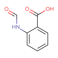 Chemical structure of 2-formamidobenzoic acid - CSSB00011421996