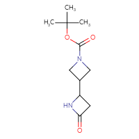 Chemical structure of tert-butyl 4-oxo-[2,3'-biazetidine]-1'-carboxylate - CSSB00137590722