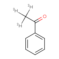 Chemical structure of 1-phenyl(²H₃)ethan-1-one - CSSB00000059594