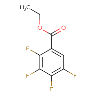 Chemical structure of ethyl 2,3,4,5-tetrafluorobenzoate - CSSB00011217800