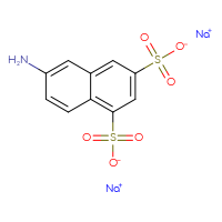 Chemical structure of disodium 6-aminonaphthalene-1,3-disulfonate - CSSB00020627371