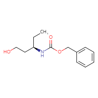Chemical structure of benzyl N-[(3R)-1-hydroxypentan-3-yl]carbamate - CSSB02125612262