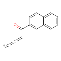 Chemical structure of 1-(naphthalen-2-yl)buta-2,3-dien-1-one - CSSB14813040025