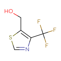 Chemical structure of [4-(trifluoromethyl)-1,3-thiazol-5-yl]methanol - CSSB00011011724