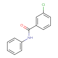 Chemical structure of 3-chloro-N-phenylbenzamide - CSSB00000249604